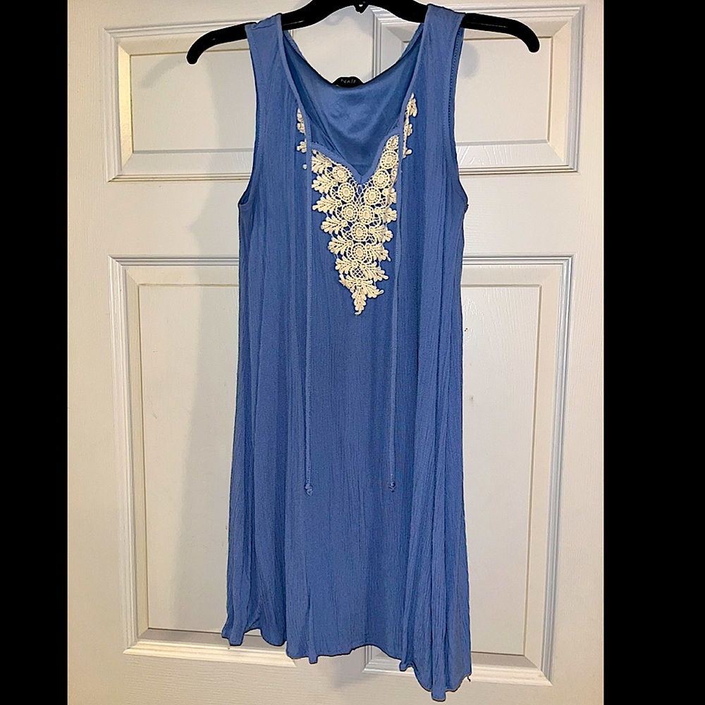 Boutique Blue Sleeveless Dress